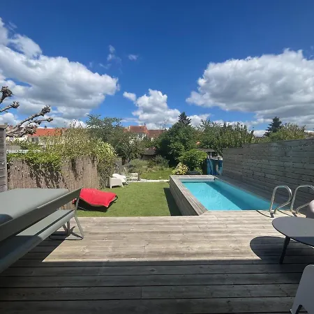 منزل للإقامة Chambres Dans Maison Proche Gare -avec Piscine Chauffee *